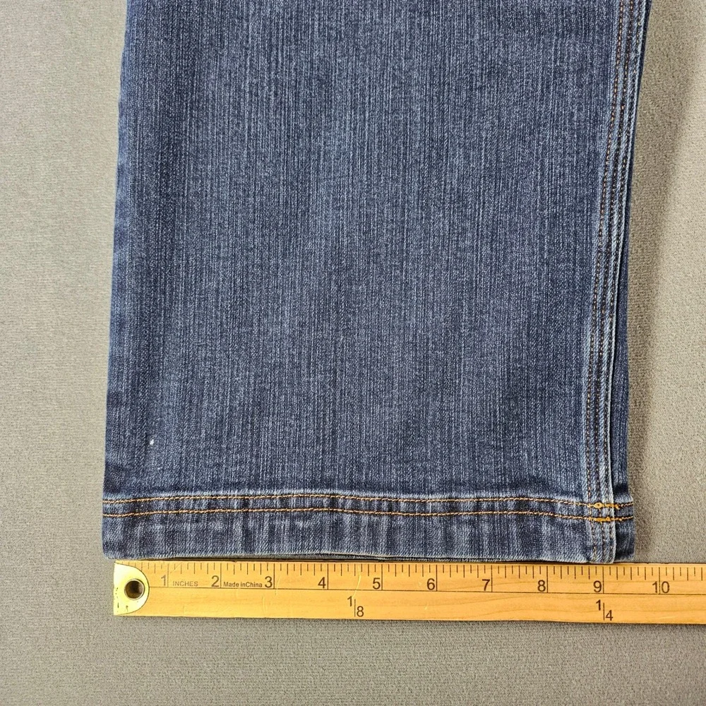 Duluth Trading Co Jeans Mens 48x30 Blue Relaxed Ballroom Double Flex 36336
